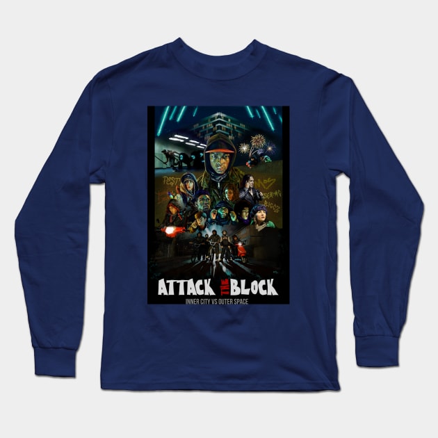 Attack the Block Long Sleeve T-Shirt by AAHarrison